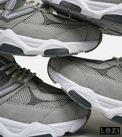 کفش کتانی بزرگ پا طوسی خاکستری NEW BALANCE 9060 مدل 5287