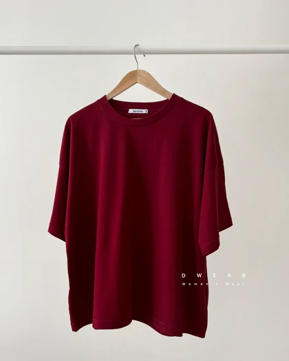 تیشرت باکسی bershka