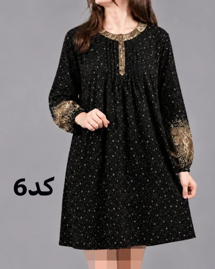 تونیک زنانه طرح اندونزی سایزبزرگ 7630