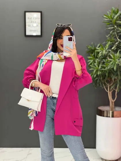 مانتو مازراتی آستین گت دار