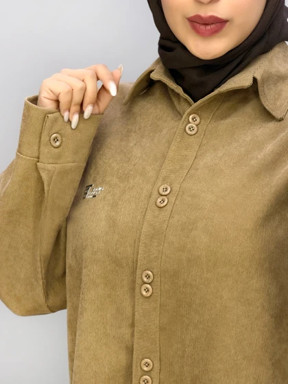 مانتو سایز بزرگ مخمل مارگارت کد 9571234