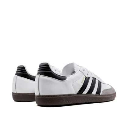 کتانی آدیداس سامیا سفید مشکی adidas Samba OG " White Black" sneakers