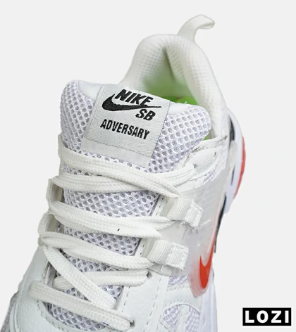 کفش کتانی زنانه و مردانه سفید قرمز Nike Cushlon V2K مدل 8339