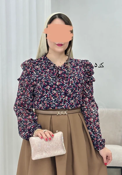 شومیز حریر شارلوت