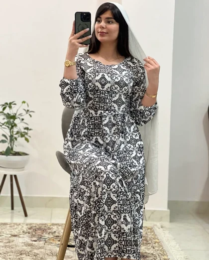 پیراهن فلور خشت 6108