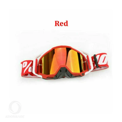 عینک طوفان و اسکی 100% RACECRAFT Red White درجه یک