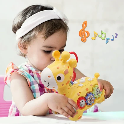 پیانو کودک موزیکال چندکاره زرافه