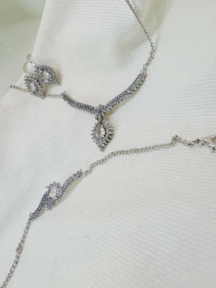 سرویس کامل برند شین مدل «اشک الماس» | نسخه سیلور (رادیوم) با گارانتی 1 ساله