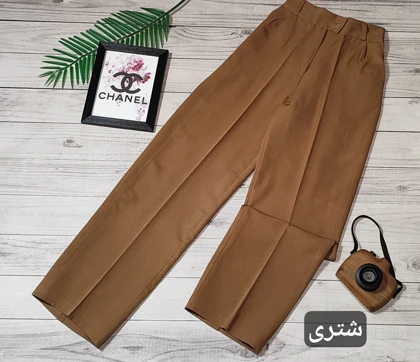 شلوار واید ( نیم بگ ) کرپ مازراتی کد 30154