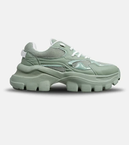 کفش کتانی مردانه سبز BERSHKA