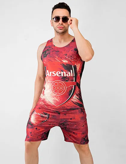 ست رکابی و شلوارک مردانه Arsenal