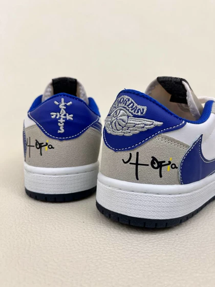 کتانی زنانه ایر جردن وان لو اسکات تراویس نایک AIR jordan 1 | کتانی ونس زنانه ایر جردن وان لو اسکات تراویس نایک AIR jordan 1 low Travis Scott کد 943 کد 351