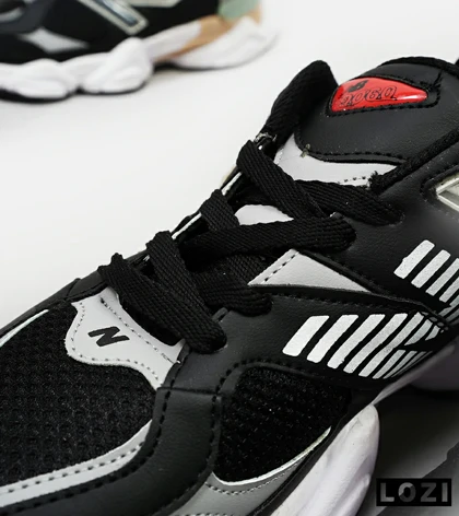 کفش کتانی مردانه و زنانه مشکی طوسی NEW BALANCE 9060