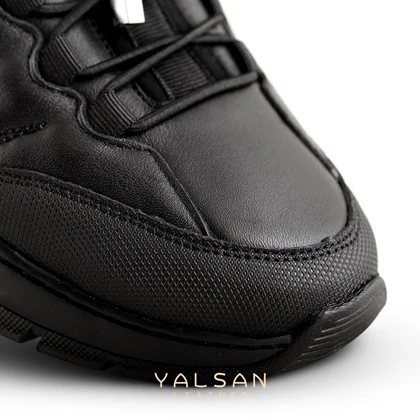 کفش روزمره زنانه چرم یلسان مدل هوداد کد 683-GN