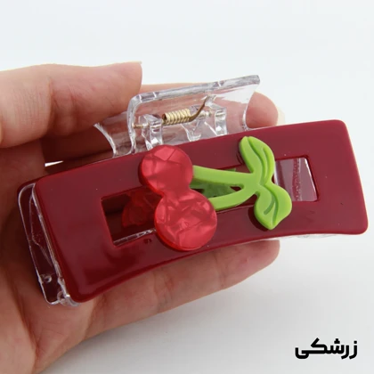 کلیپس دخترانه مدل گیلاس مستطیلی