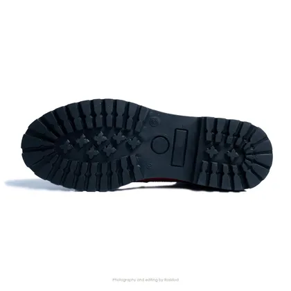 بوت تی‌تی گازولین کارمین غلیظ - GAAZOLIN TT Boots Deep Carmine