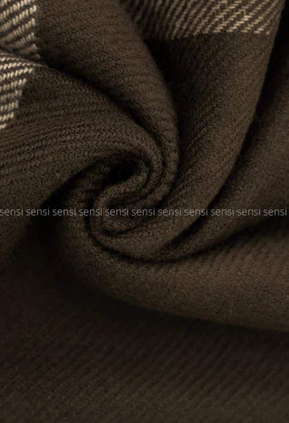 شال بافت موهری حاشیه‌دار کد1004703