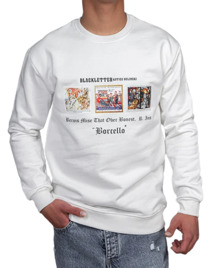 دورس مردانه سه نخ مدل 3 تمبر رنگ سفید کد 78255