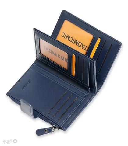 کیف پول مردانه تاشو زیپ‌دار Taomicmic تائومیک میک کد S3110