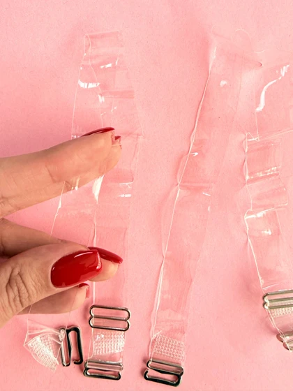 بند سوتین نامریی قلاب فلزی ساده