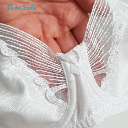 سوتین زنانه لین مدل پرسی فنردار طرح پروانه کد 4680-744