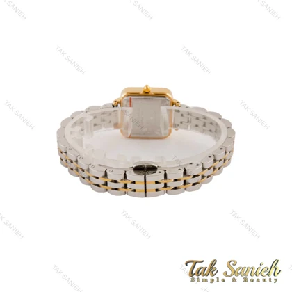 ساعت دنیل ولینگتون زنانه مربعی دورنگ طلایی صفحه طلایی DW-4936-L
