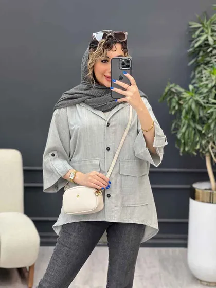 مانتو آستین پاگن هیوا