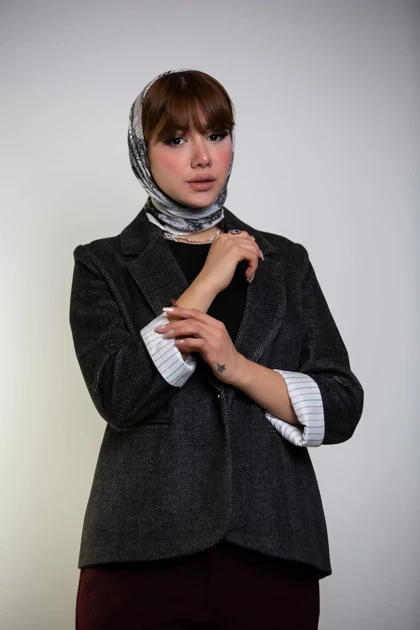 پالتو کت جناقی پشت چاک