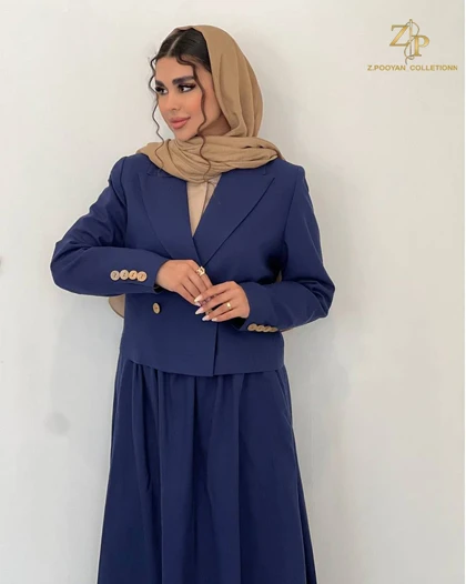 کت و دامن زنانه لینن دورین