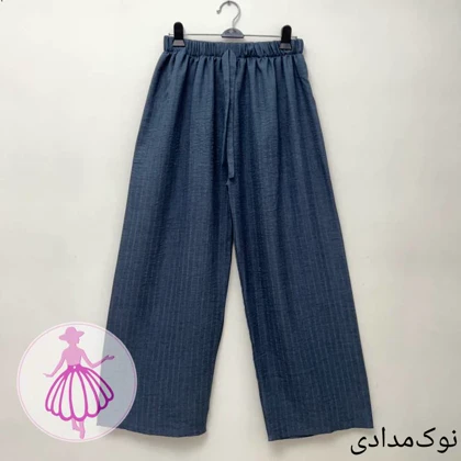 شلوار شانتون نیم بگ کژوال در رنگبندی متنوع(کد1452)