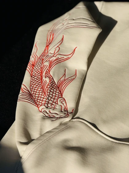 هودی برند مارکو طرح ماهی ژاپنی 095