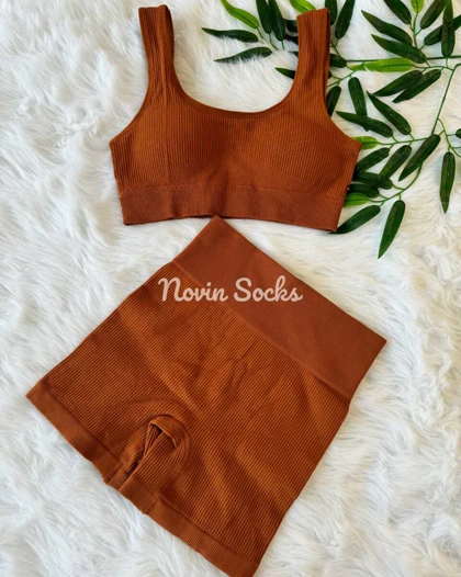 ست نیم‌تنه شلوارک لاله