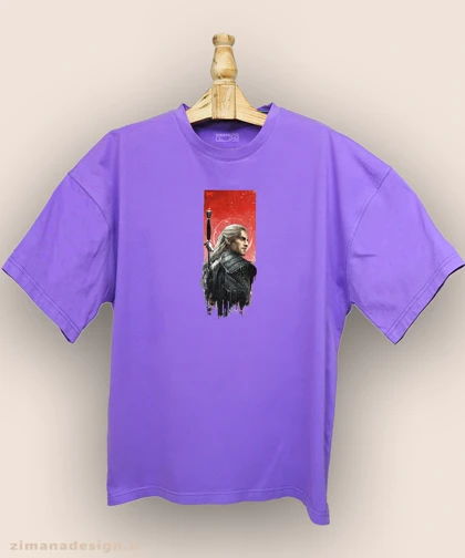تیشرت لش مردانه و زنانه طرح ویچر شخصیت گرالت کد 923