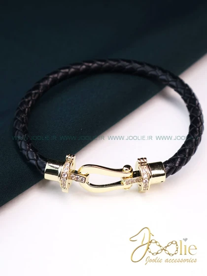 دستبند زنانه چرمی امگا کد B2187