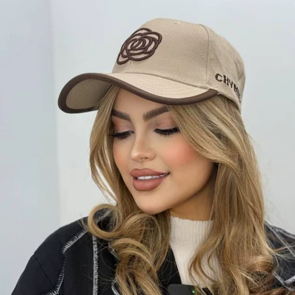 کلاه بیسبالی وارداتی گل رز