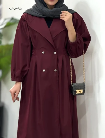 بارانی بلند ضد آب سمن