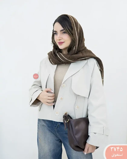 ترنچ کت کوتاه دوژیله 3745