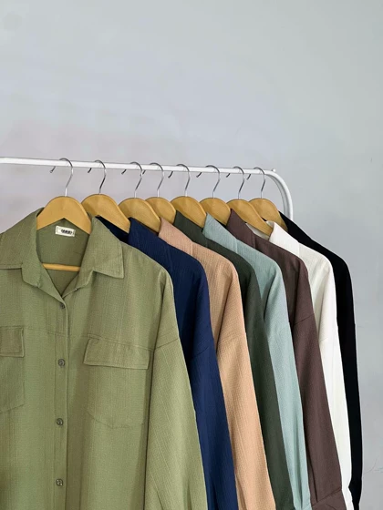 مانتو دکمه دار سوده