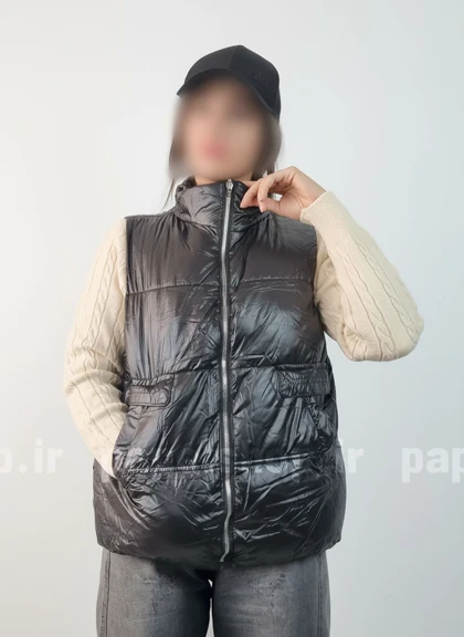 پافر زنانه ورنی پایین کش