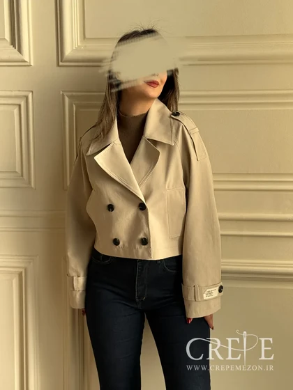 بارانی کراپ چهار دکمه