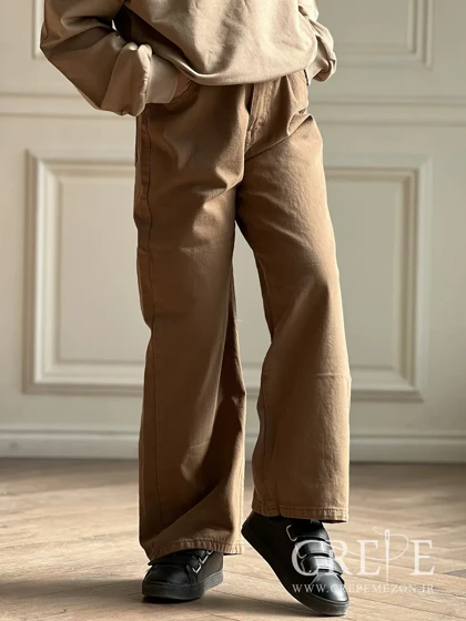 شلوار کتان بگ