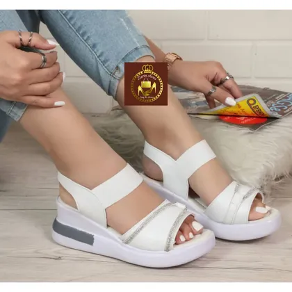صندل نگینی لژدار زنانه دخترانه تابستانی F 88