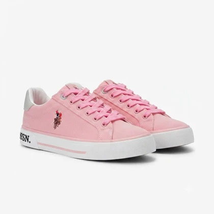 کفش کتانی ونس مدل U.S.POLO ASSN صورتی کد 295799