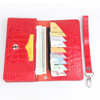 ست هدیه زنانه چرم یلسان مدل ساینا کد RDS-CHN-056-GC