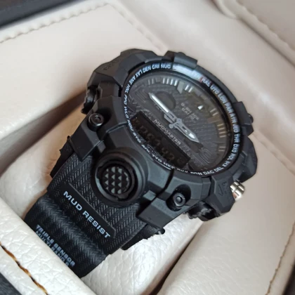 ساعت اسپرت بی بی جیشاک بند مشکی مات