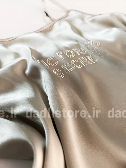 ست لباس خواب تاپ و شورتک نگین‌دار ویکتوریاسکرت