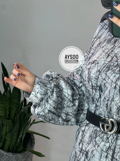 مانتو کفتان ژاکارد