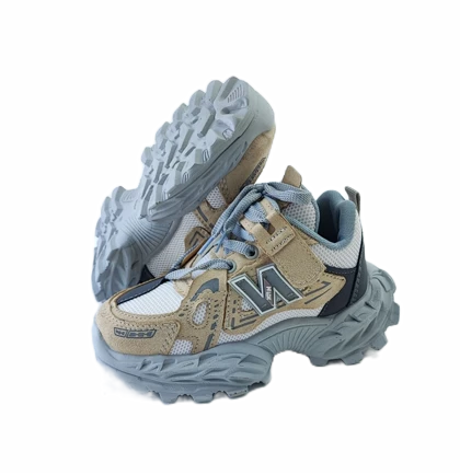 کفش بچگانه برند نیوبالانس newbalance کرم طوسی کد 707