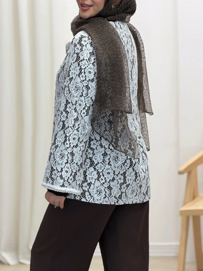 4054-کت مزونی مروارید