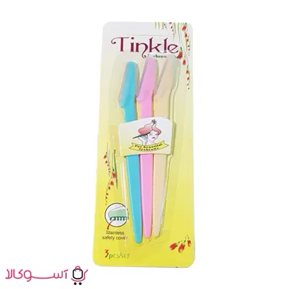 پک سه تایی تیغ ابرو تینک لبه صاف